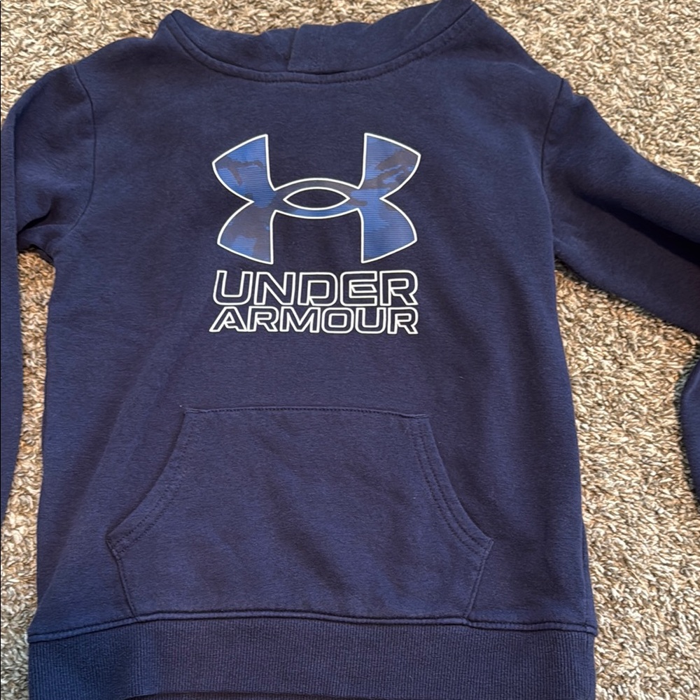 Under Armour Blue Matching Set Sweatshirt Hoodie - Picture 2 of 7